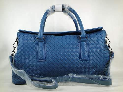 Bottega Veneta Lambskin Tote Bag 1028 Sky Blue